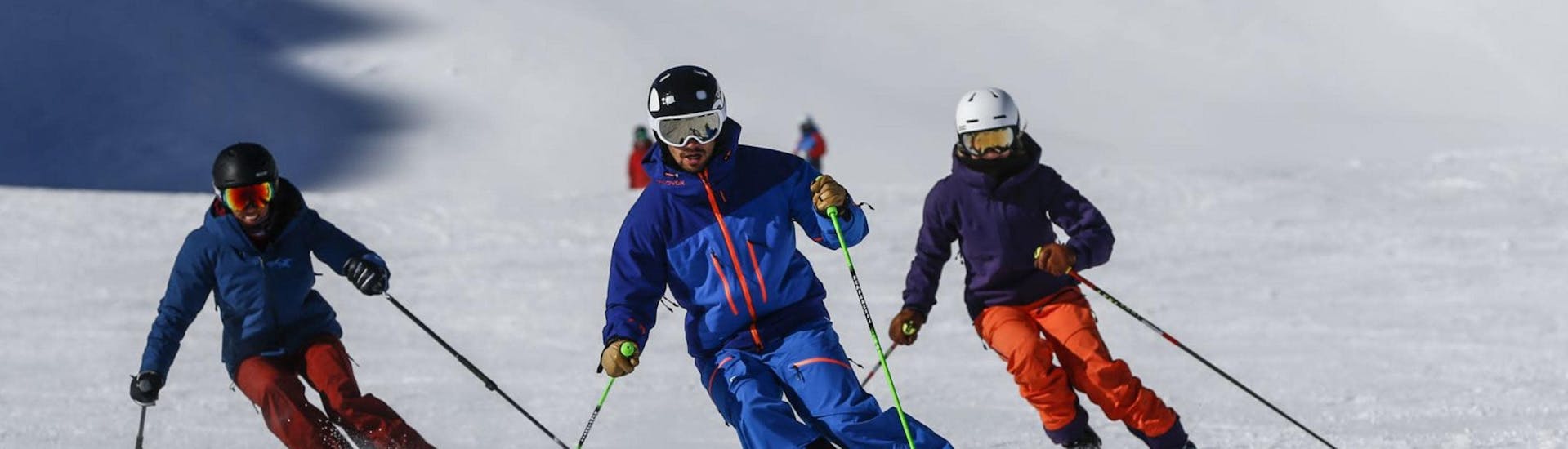 Adult Ski Lessons for Advanced Skiers with Swiss Ski School Samnaun - Hero image