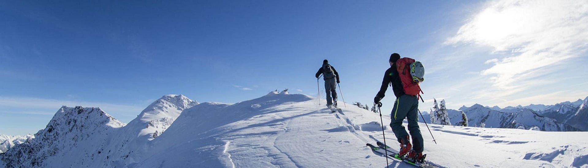 Clases de esquí de travesía para avanzados.