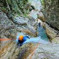 Canyoning dans les gorges de Sušec près de Bovec avec Nature's Ways Bovec.