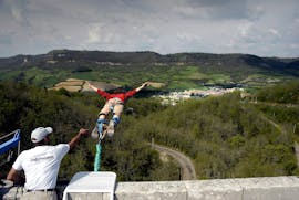 Bungee Jumping a Sainte-Eulalie-de-Cernon - Viaduc de Sainte-Eulalie con Antipodes Sport Nature Millau.