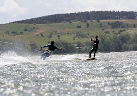 Kitesurfkurs "Begleitetes Surfen" in Thiessow mit ProBoarding Rügen.