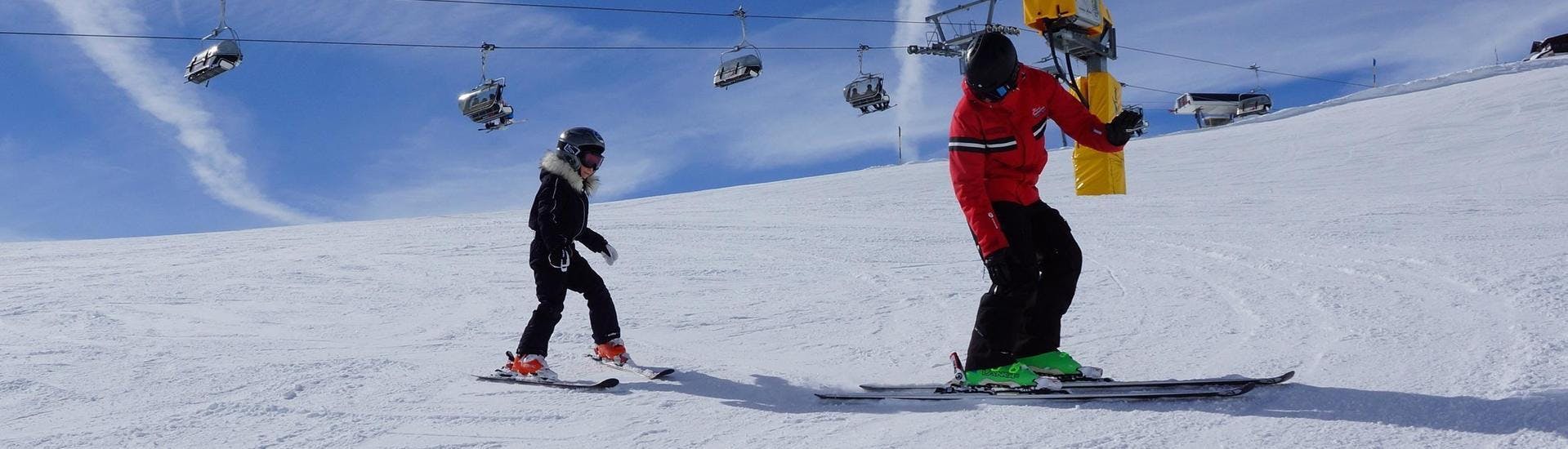 Privélessen skiën voor kinderen van alle niveaus.