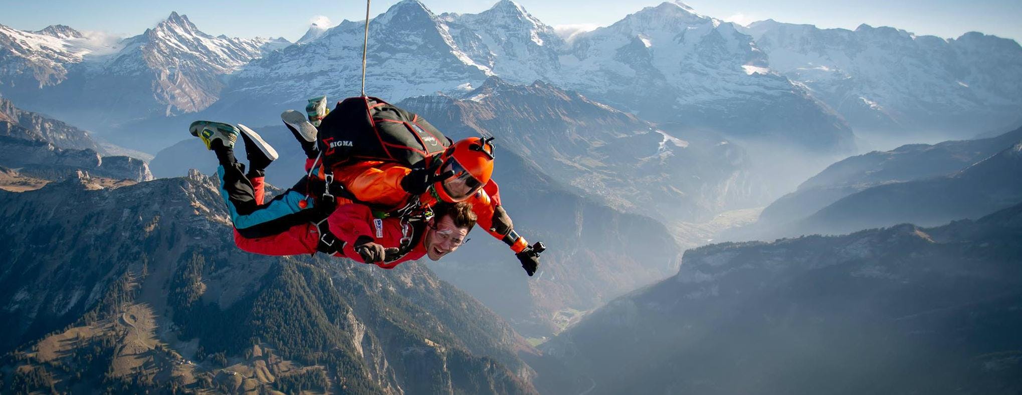 Tandem Helicopter Skydive in Interlaken, Switzerland (4000m) from Skydive Interlaken.