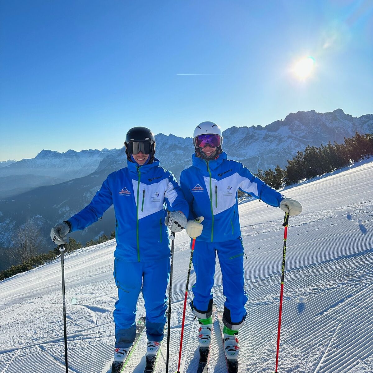 Privé skilessen voor volwassenen van alle niveaus met Skischule Zugspitze-Grainau.