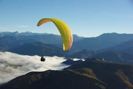 A picture of the landscape during the Tandem Paragliding Flight in Verdon - Sensation Ascendance with Haut Les Mains.
