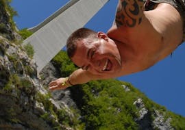 Bungee Jumping from Valgadena Bridge (175m) with Bungy X Team Valgadena