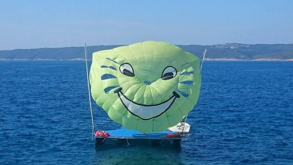 Duo Parasailing in Kvarner Bay with Water Sport Centar Selce.