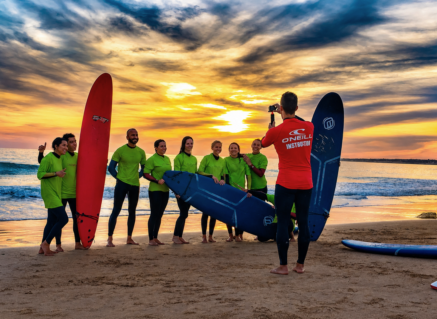 Surfing Lessons (from 8 y.) in Albufeira for Beginners from Albufeira Surf & SUP.