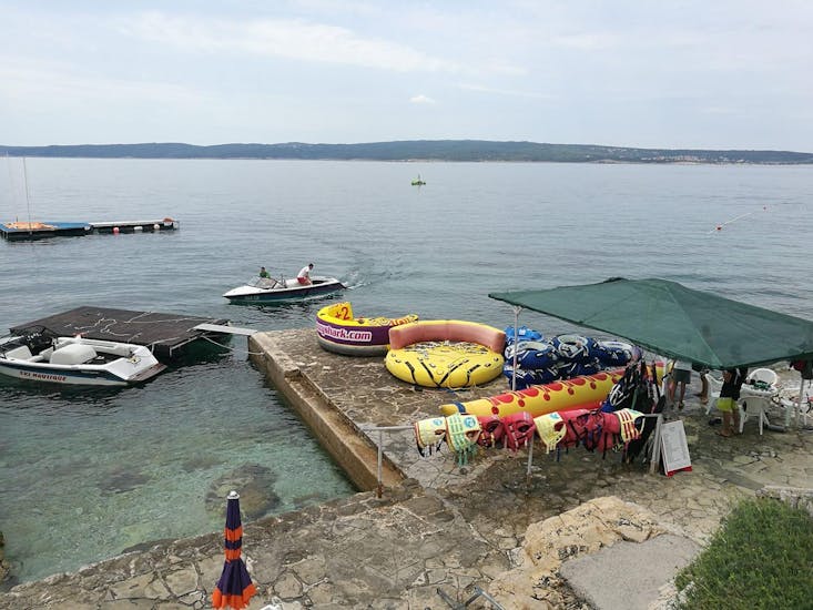 Trio Parasailing in Kvarner Bay with Water Sport Centar Selce.