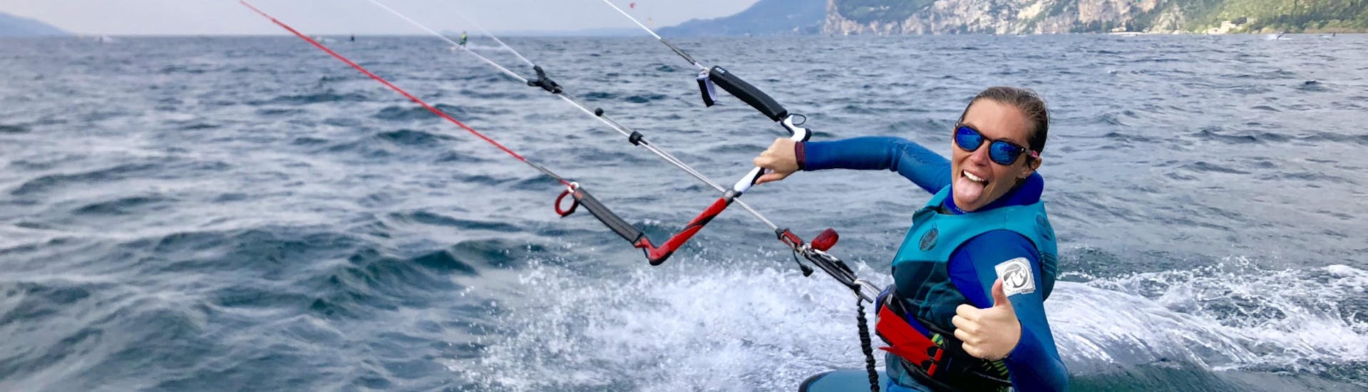 Kitesurfing Lessons for Advanced - Campione del Garda with Garda Kitesurf - Hero image