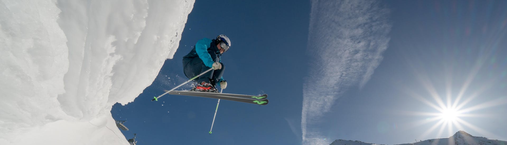 Cours particulier de ski freeride pour Tous niveaux.