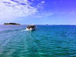 Picture of the boat during the Scuba Diving - Guided Boat Dives to Islands close to Rovinj.