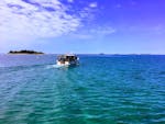 Bild des Bootes während des Scuba Diving - Geführte Bootstauchgänge zu Inseln in der Nähe von Rovinj.