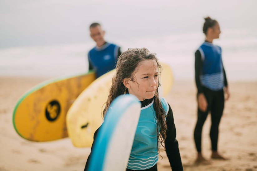 Cours privé de surf (dès 6 ans) sur la plage des Bourdaines avec ESCF Anglet