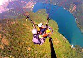 Tandem Paragliding at Lake Molveno with iFly Tandem Molveno