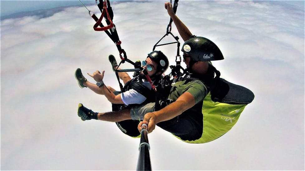 Tandem Paragliding in Sagres.