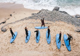 Surfkurs für Kinder (5-17 J.) in Ericeira für Anfänger mit Surf Riders Ericeira