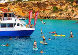 Catamaran Tour to Cala Bassa and Cala Conta with Snorkeling with IBIZA BOAT CRUISES