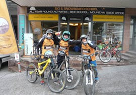 Cours de Vélo de Descente "Enfants & Adultes" - Tous Niveaux avec Swiss Mountain Sports Crans-Montana.