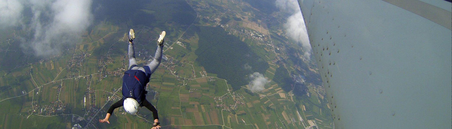 Tandem skydive in Ježdovec - Aerodrome Zagreb-Lučko.