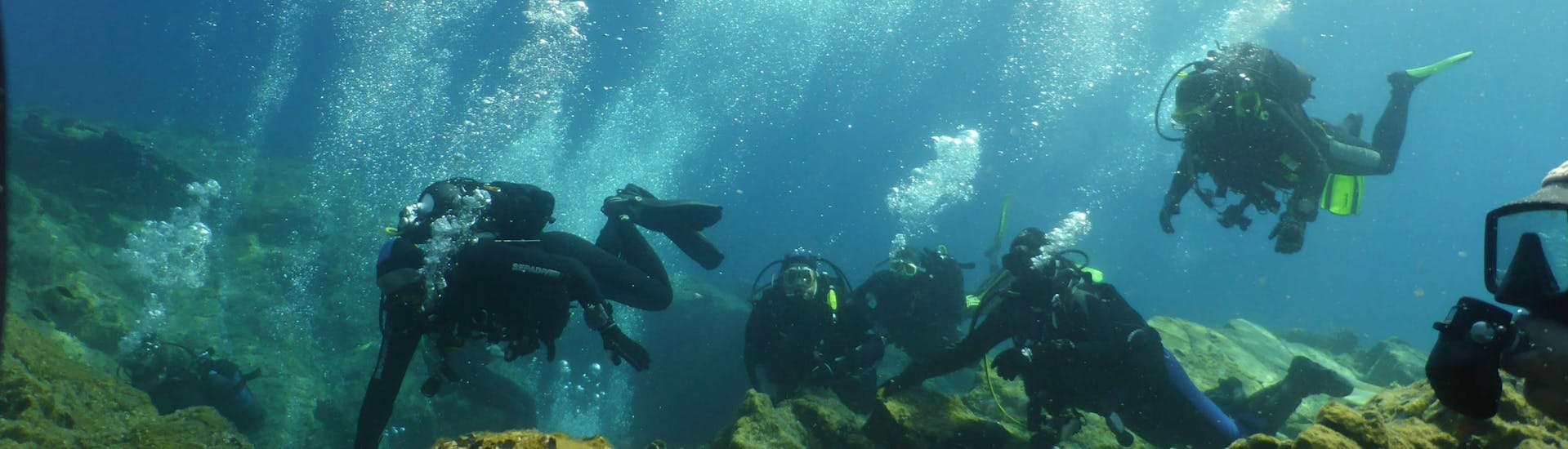 CMAS* Scuba Diving Tauchkurs in Paros für Anfänger.