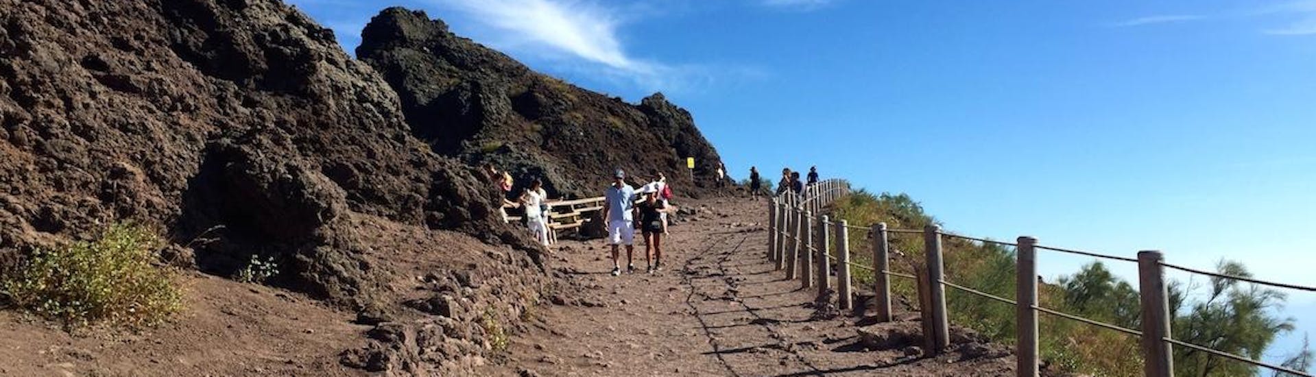 A hike on the Vesuvius is also one of the highlights of the Boat Trip from Sorrento to Pompeii and Vesuvius with Lunch.