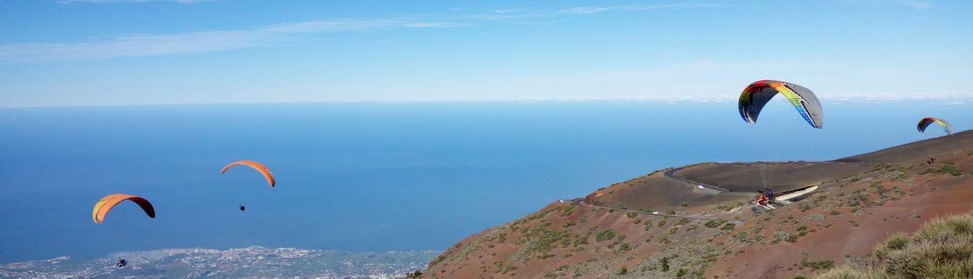 Vol en parapente panoramique - Parc national du Teide.