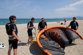 Lezioni di kitesurf a Saint-Cyprien da 12 anni con CBCM France.