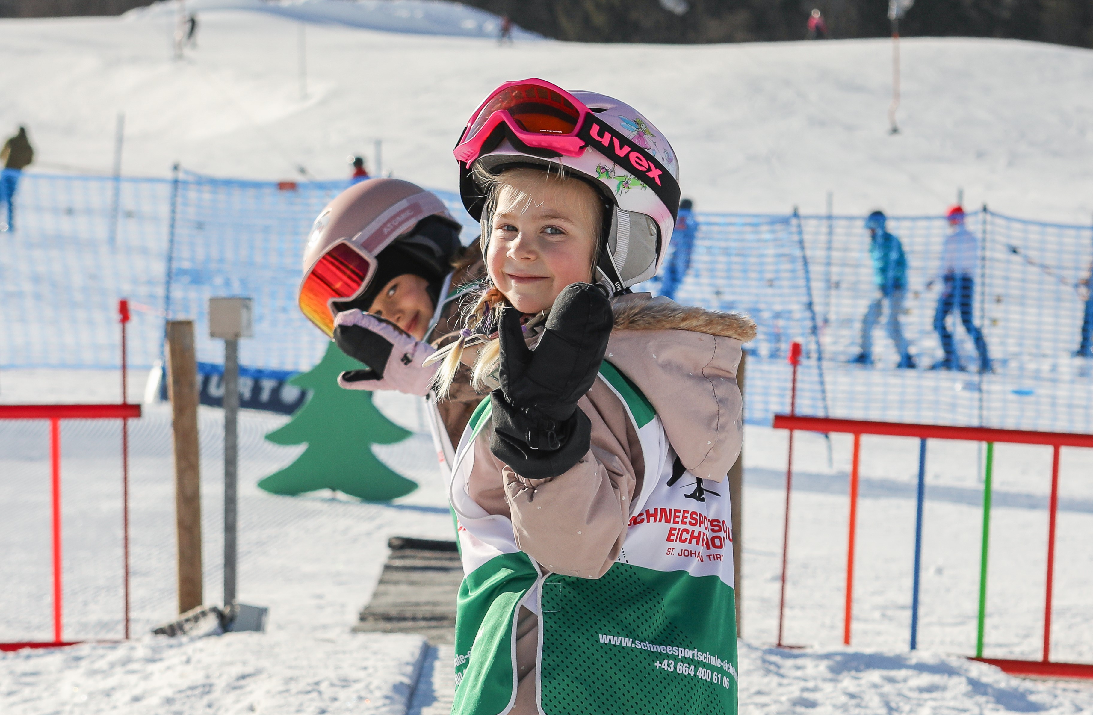 Kids Ski Lessons "Bambini MAX 5" (2-3 y.) for First Timers from Snow Sports School Eichenhof St. Johann.