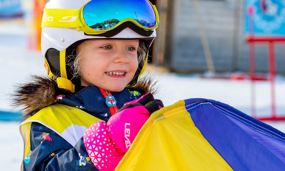 Kinder-Skikurs "Bambini MAX 4" (2-3 J.) für Anfänger.