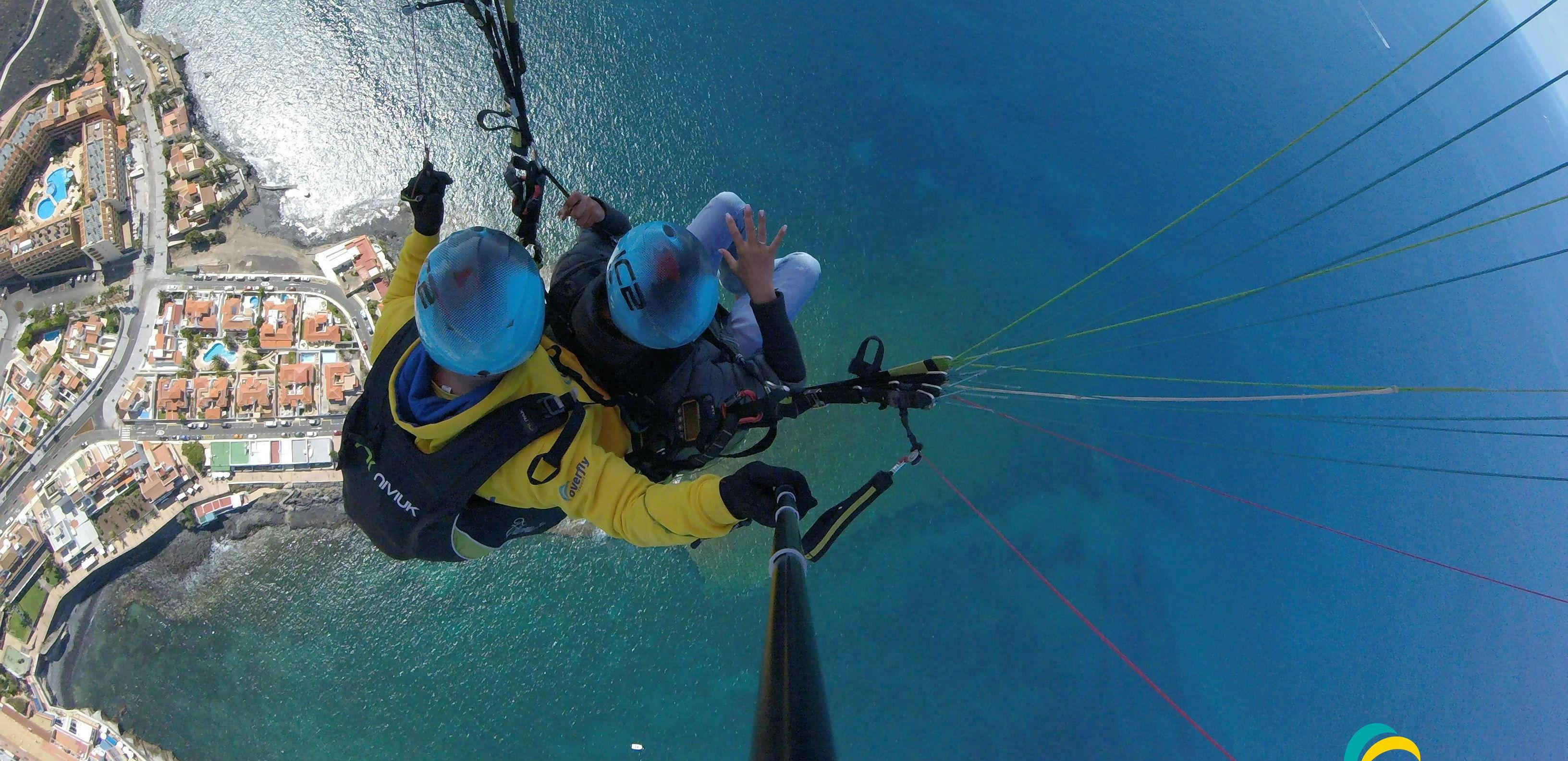 Tandem Paragliding in Tenerife - Standard from Overfly Tenerife.