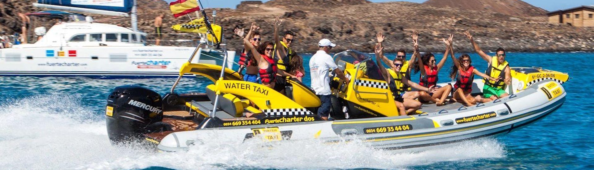 Round Trip Water Taxi from Corralejo to the Lobos Island.