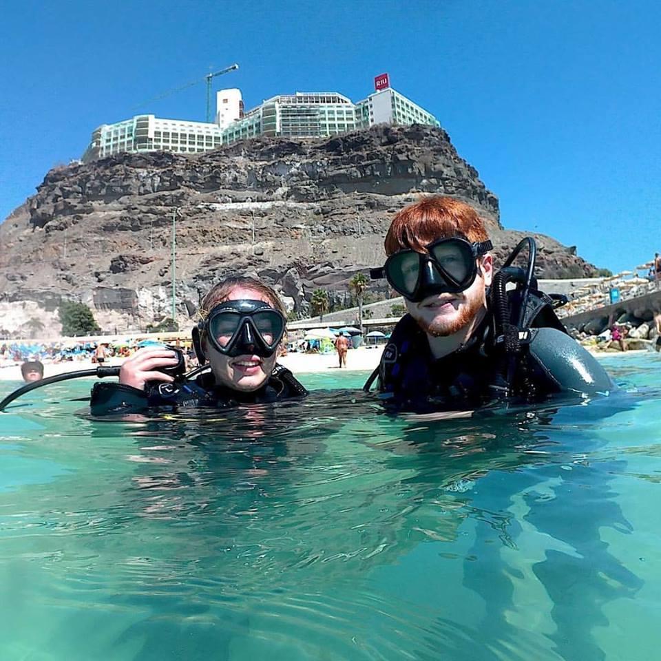 Discover Scuba Duiken (PADI) in Maspalomas voor beginners met Leagues Ahead Diving Gran Canaria.