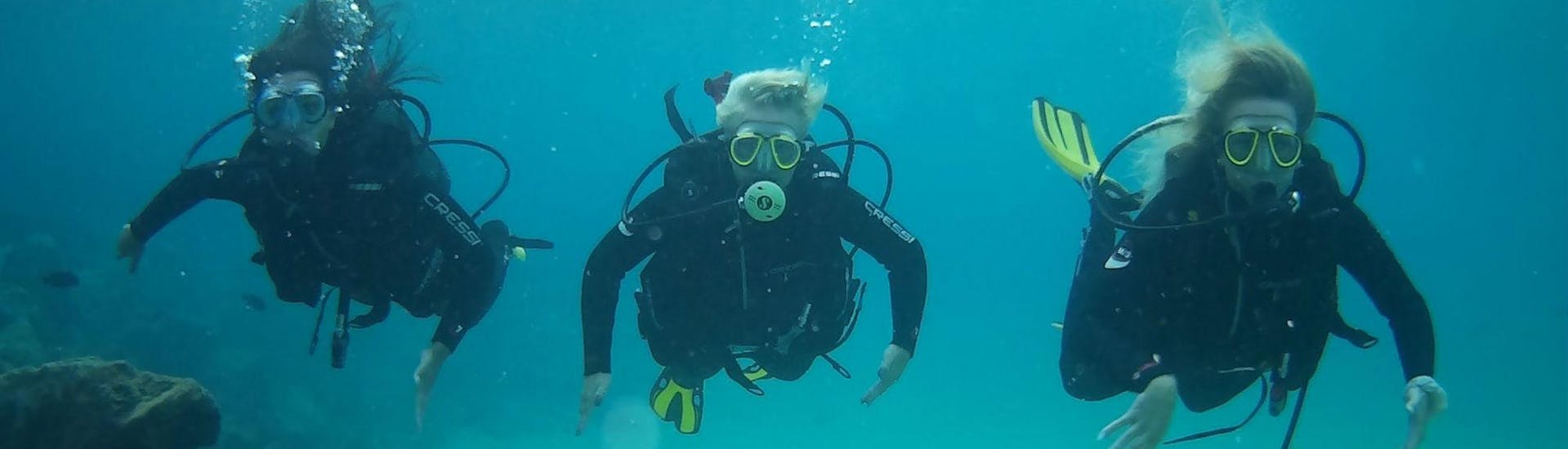 Trial Scuba Diving Course for Beginners in Lanzarote.