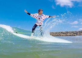 Surfunterricht (ab 7 J.) am Strand von Cavaliers in Anglet mit Surfschule Gliss&#39;Experience Anglet