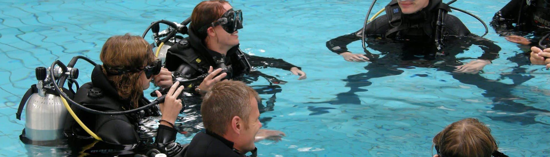 Corso di immersione (SSI) a Draga di Moschiena per principianti.