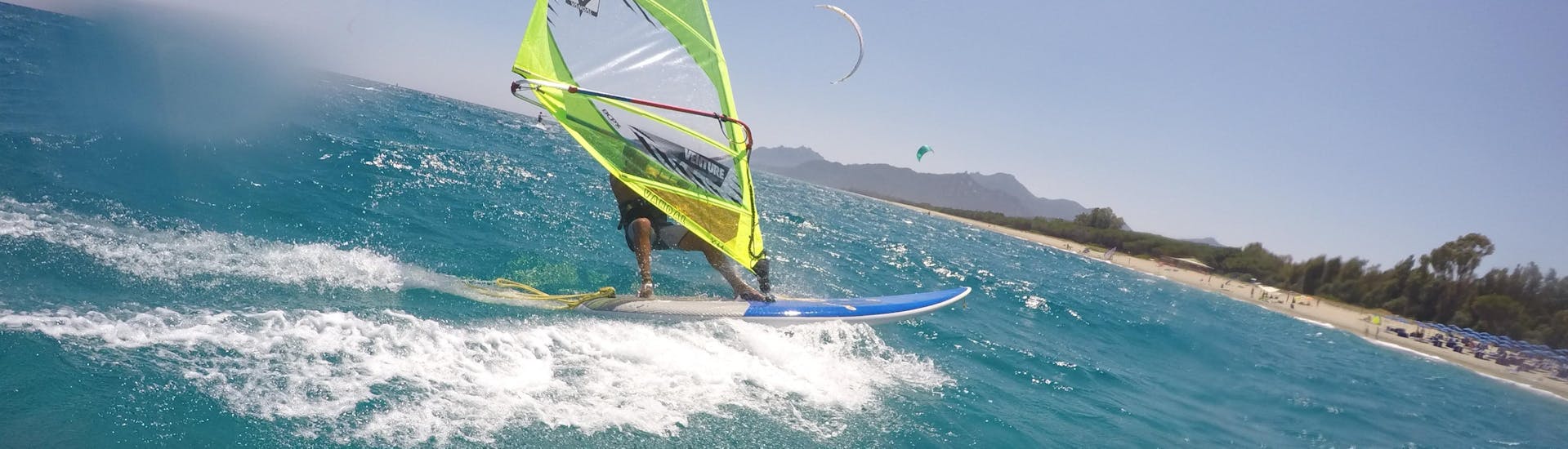 Windsurfing Lessons for Kids &amp; Adults - Advanced with Sports Paradise Dervio &amp; Bari Sardo - Hero image