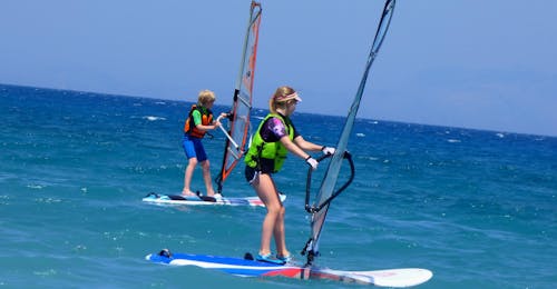 Windsurfing Lessons for Kids & Adults - Beginners Windsurfing Lessons for Kids & Adults - Beginners with Windsurfers' World Rhodes.