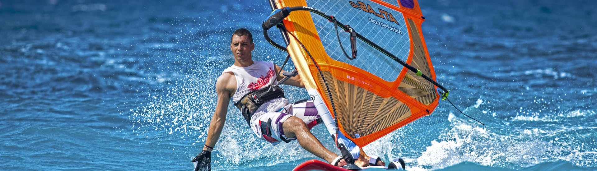 Private Windsurfing Lessons for Kids & Adults - Advanced with Windsurfers' World Rhodes.