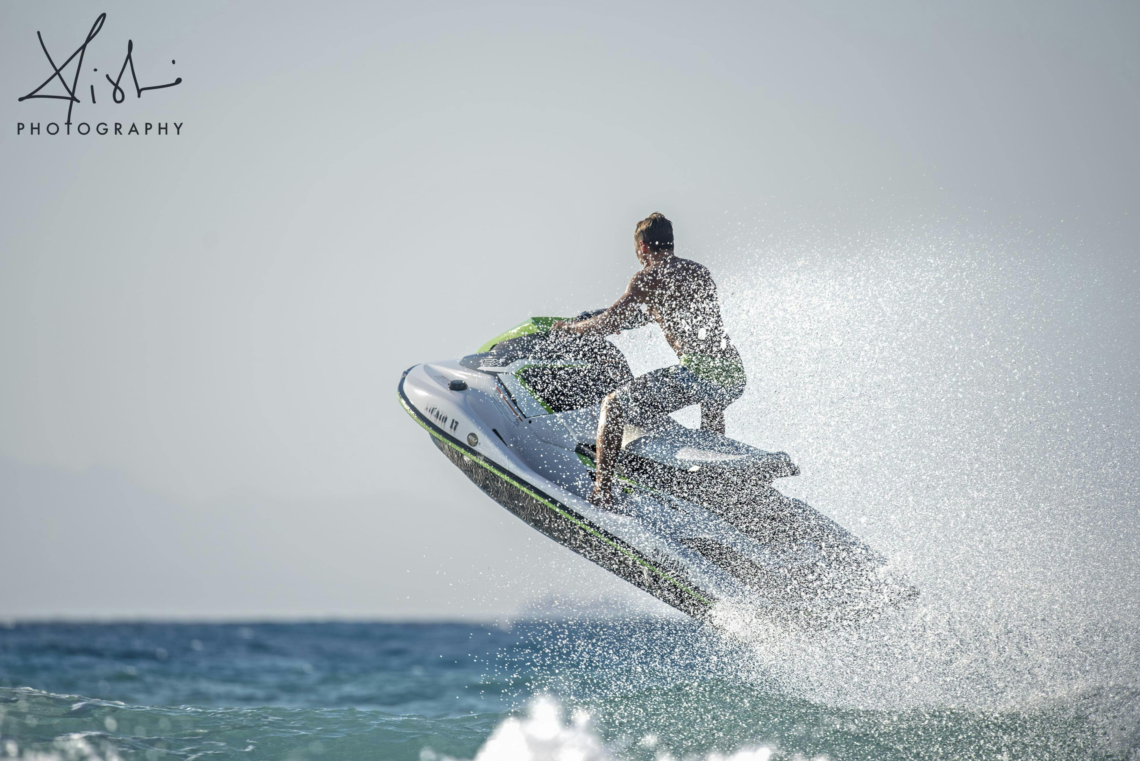 Jet Ski at Ixia Beach in Rhodes - 15 Minutes with Windsurfers' World Rhodes