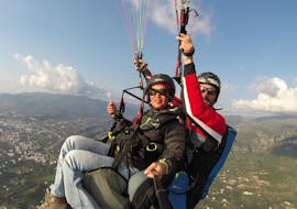 Tandem Paragliding in Athens - Winter with O2 Paragliding Athens