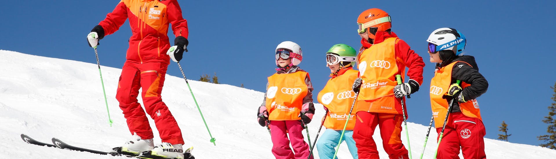 Kids Ski Lessons &quot;Miniclub&quot; (3-4 y.) in Rohrmoos with Ski School Tritscher Schladming - Hero image