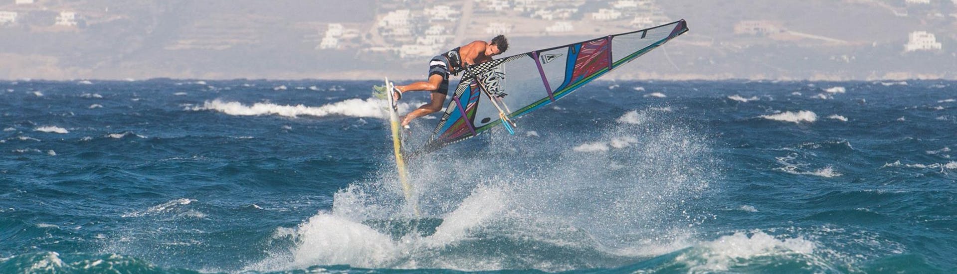 Windsurfing Lessons for Kids &amp; Adults - All Levels with Paros Windsurf Center - Hero image
