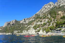 Gorgeous landscape during the Sea Kayak Tour at Punta Campanella in Ieranto Bay with Marea Outdoors Nerano.