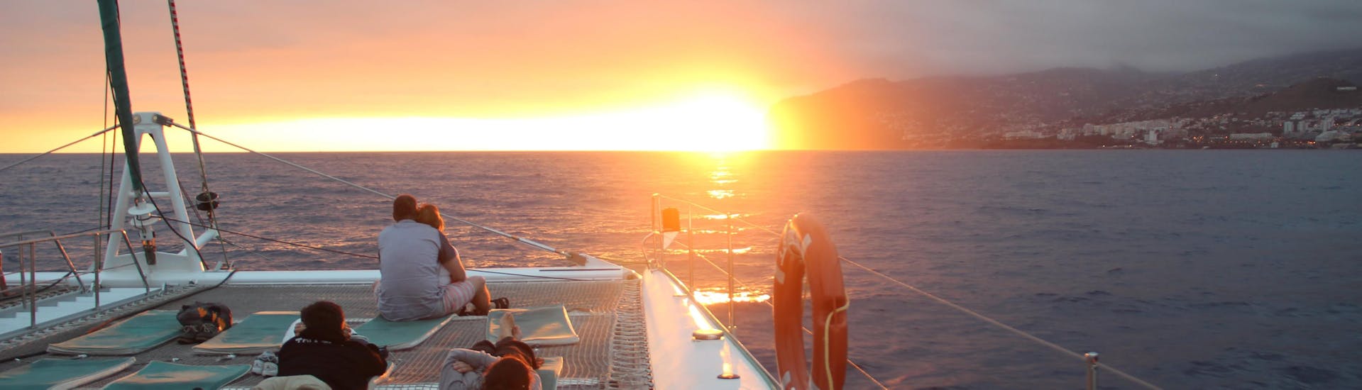 Sunset Catamaran Trip with Dolphin and Whale Watching.