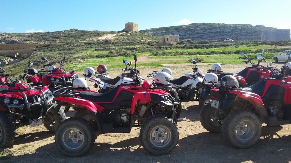 Full-Day Quad Biking Tour around Gozo.