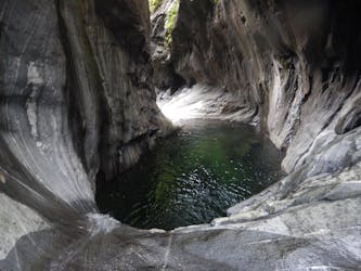 Pro Canyoning in Val Grande in Valle Maggia, Ticino from purelements® Ticino.