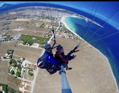 Photo taken during the Tandem Paragliding in San Vito lo Capo with Sicily Paragliding.