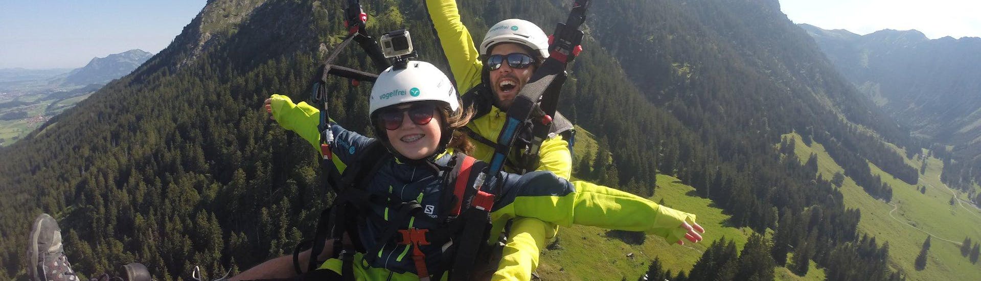 Volo acrobatico in parapendio biposto a Oberstdorf (da 3 anni) - Nebelhorn.