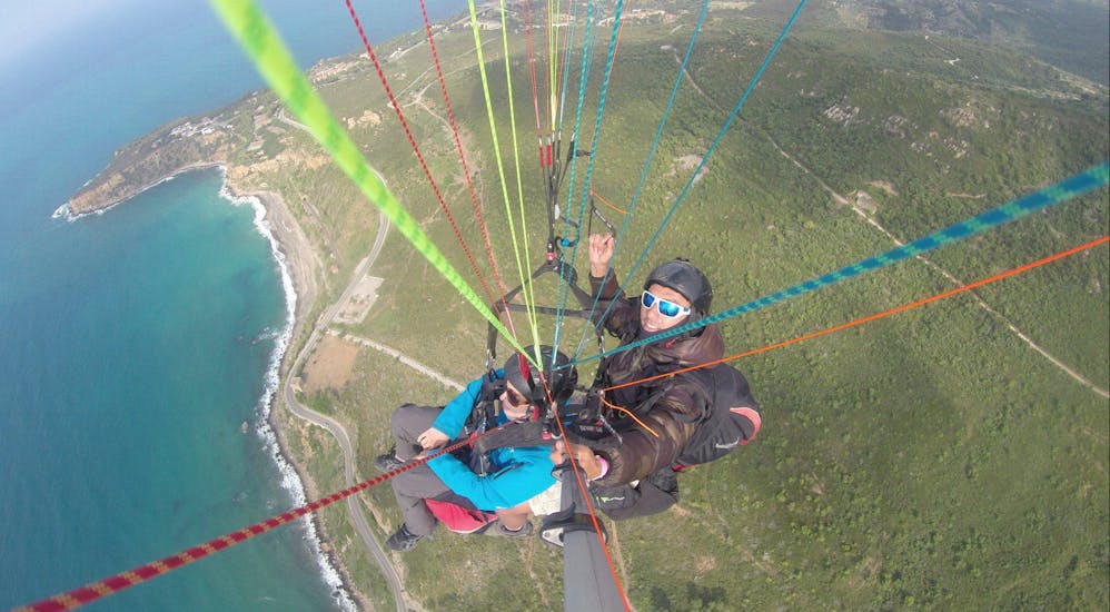 Akrobatik Tandem Paragliding in Letojanni - Spiaggia di Letojanni.